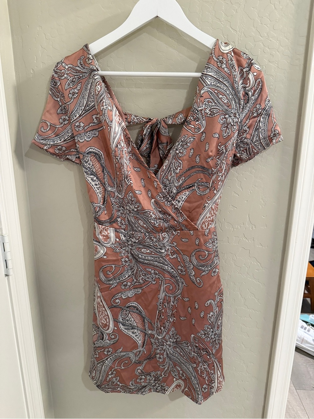 Paisley Wrap Dress – Size 4